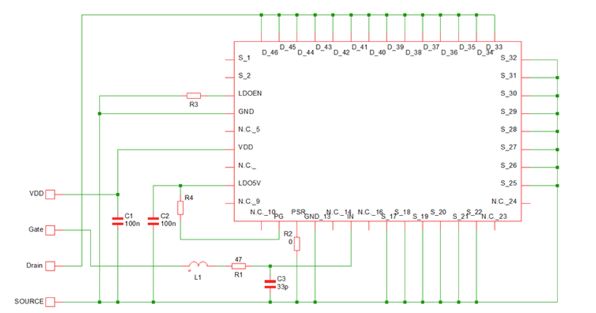 Schematic - ROHM Semiconductor BM3G005MUV-EVK-003 Evaluation Kit